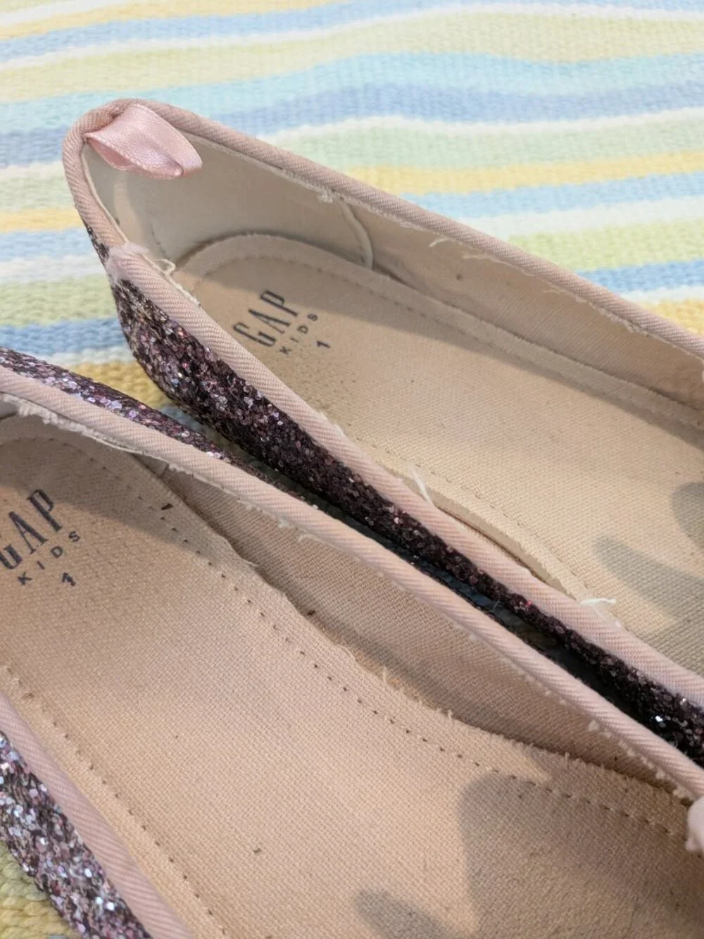 ⭐ GAP Kids Unicorn Glitter Sparkle Flats size 1